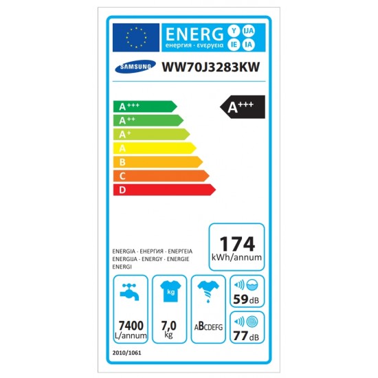 Samsung WW70J3283KW1/LE