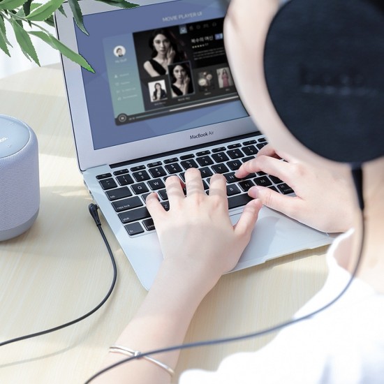 Hoco UPA14 AUX Audio L=2m Black Кабел