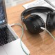 Hoco UPA19 AUX Audio 1m. Green Кабел