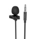 Hoco L14 3.5 Lavalier Black Микрофон