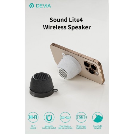 Devia Sound Lite 4 Black Колонка