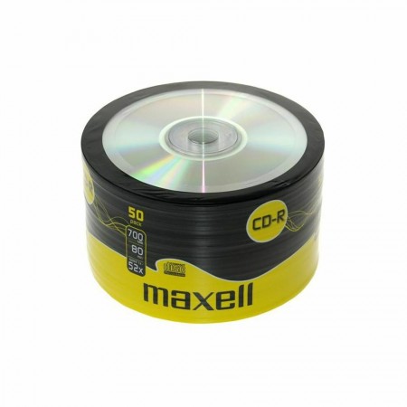 Maxell 624036 CD-R 700MB 80min 52x 50pk Shrink Празни CD