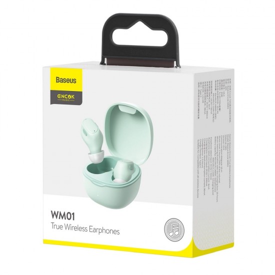 Baseus WM01 Encok NGWM01-06 TWS Green Слушалки