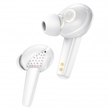 Hoco ES55 Songful TWS Dual Moving Coil Wireless BT White Слушалки