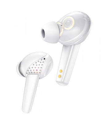 Hoco ES55 Songful TWS Dual Moving Coil Wireless BT White Слушалки