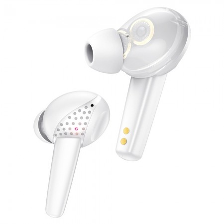 Hoco ES55 Songful TWS Dual Moving Coil Wireless BT White Слушалки