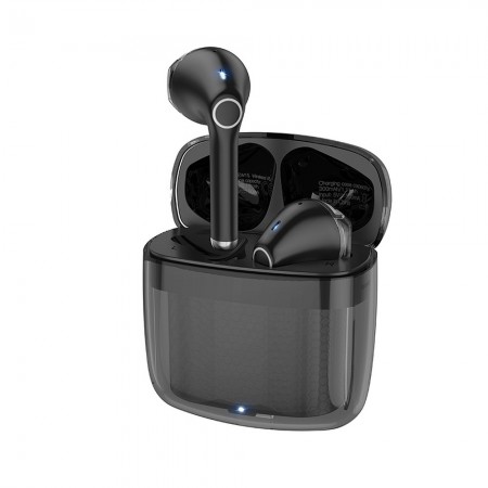 Hoco EW15 Clear Explore Edition True Wireless BT Jazz Black Слушалки
