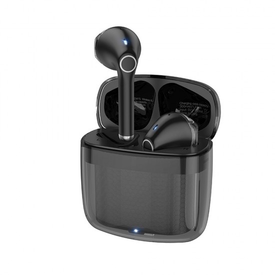 Hoco EW15 Clear Explore Edition True Wireless BT Jazz Black Слушалки