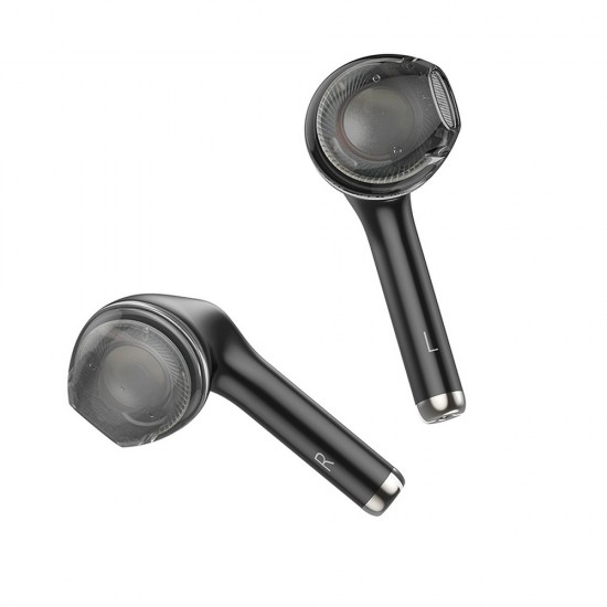 Hoco EW15 Clear Explore Edition True Wireless BT Jazz Black Слушалки