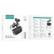 Hoco EW22 Cantante True Wireless ENC Noise Cancelling BT Black Слушалки