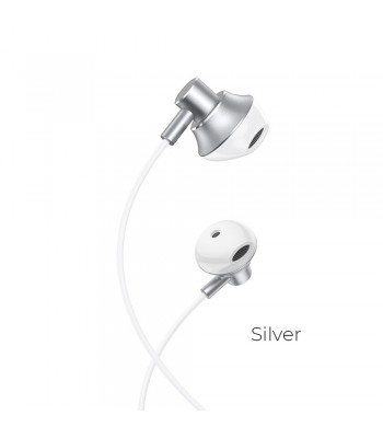 Hoco M75 Belle Universal Silver Слушалки