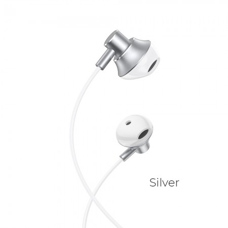 Hoco M75 Belle Universal Silver Слушалки