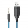 Hoco W102 Cool Tour Gaming Blue Слушалки
