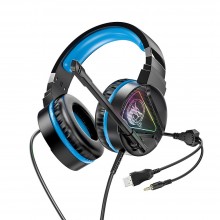 Hoco W104 Drift Gaming Blue Слушалки Hoco W104 Drift Gaming Blue Слушалки