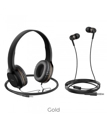 Hoco W24 Enlighten Set Gold Слушалки