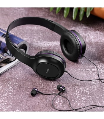 Hoco W24 Enlighten Set Purple Слушалки