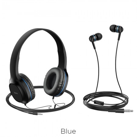 Hoco W24 Enlighten Set Blue Слушалки