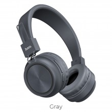 Hoco W25 Promise Deep Bass Wireless Grey Слушалки Hoco W25 Promise Deep Bass Wireless Grey Слушалки