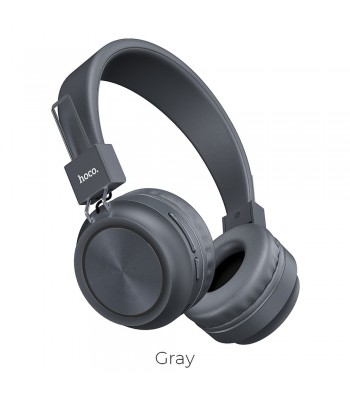 Hoco W25 Promise Deep Bass Wireless Grey Слушалки