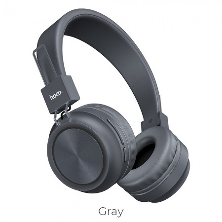 Hoco W25 Promise Deep Bass Wireless Grey Слушалки