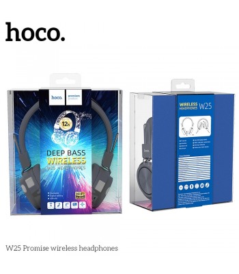 Hoco W25 Promise Deep Bass Wireless Grey Слушалки