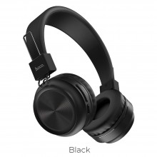 Hoco W25 Promise Deep Bass Wireless Black Слушалки Hoco W25 Promise Deep Bass Wireless Black Слушалки
