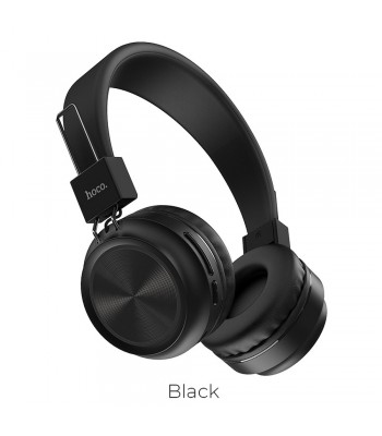 Hoco W25 Promise Deep Bass Wireless Black Слушалки
