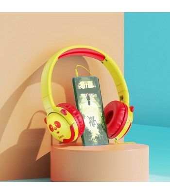 Hoco W31 Childrens Yellow Слушалки