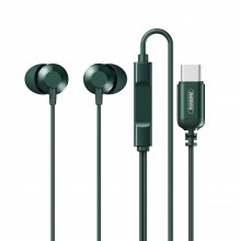 Remax RM-512a Type-C Green Слушалки Remax RM-512a Type-C Green Слушалки