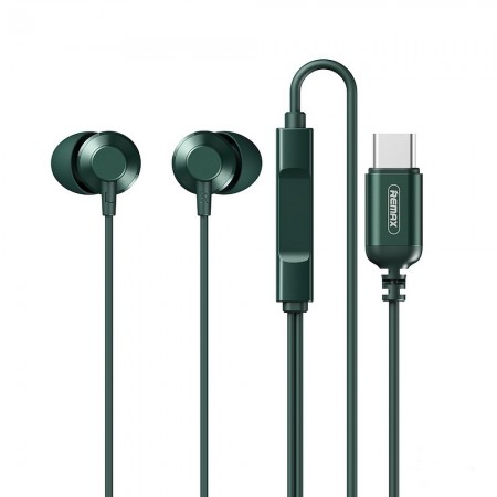 Remax RM-512a Type-C Green Слушалки