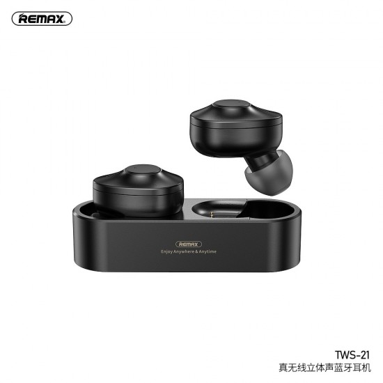 Remax TWS-21 Black Слушалки