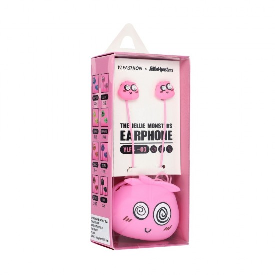 Ylfashion The Jellie Monsters Jellie YLFS-01 Pink Слушалки