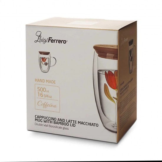 Чаши, кани и сервизи - Luigi Ferrero Coffeina FR-8045DB Чаша за капучино и лате