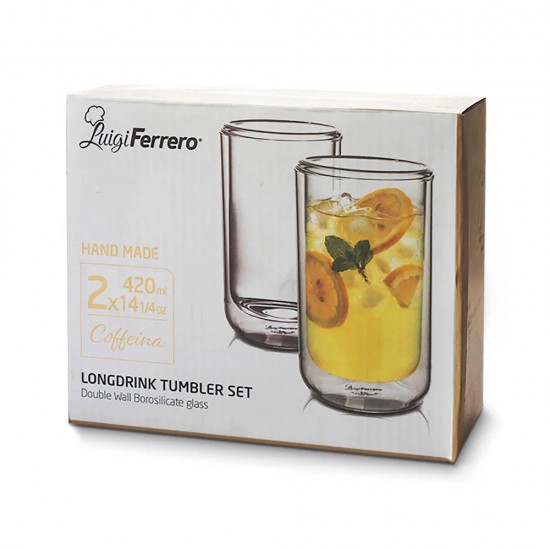 Чаши, кани и сервизи - Luigi Ferrero Coffeina FR-8066 Чаша за студени напитки
