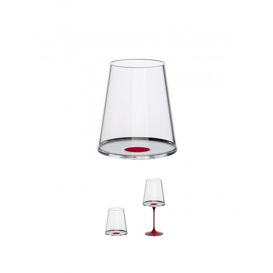 Trebonn 2025111 SplitGlass Red Чаши