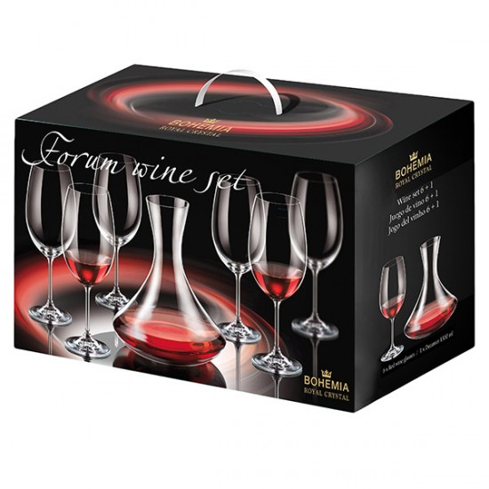 Bohemia Royal Crystal 107930 Декантер и 6броя чаши