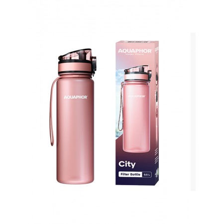 Aquaphor City Powder Pink 160041 Филтрираща бутилка