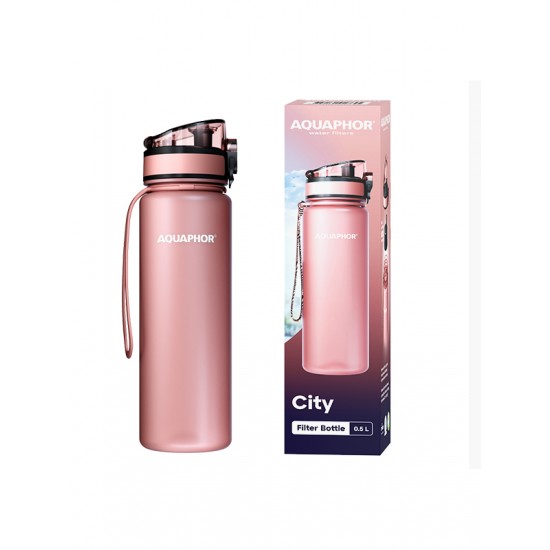Aquaphor City Powder Pink 160041 Филтрираща бутилка