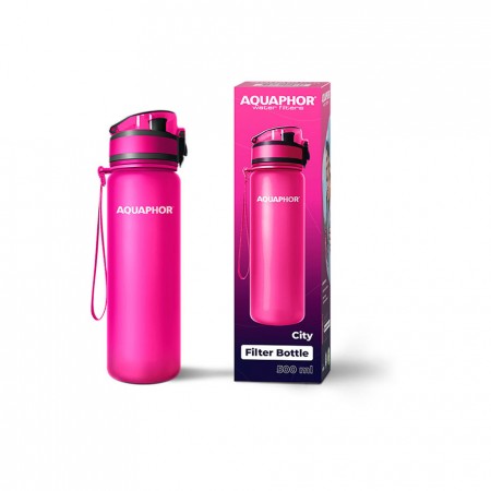 Aquaphor City Pink 160008 Филтрираща бутилка