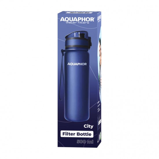 Aquaphor City Tritan Navy 160007 Филтрираща бутилка