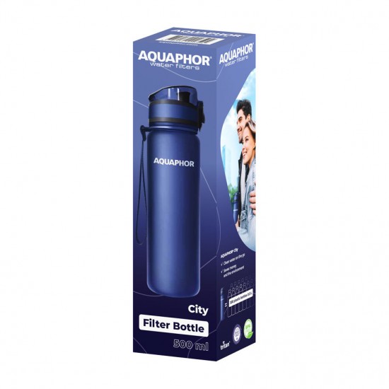 Aquaphor City Tritan Navy 160007 Филтрираща бутилка
