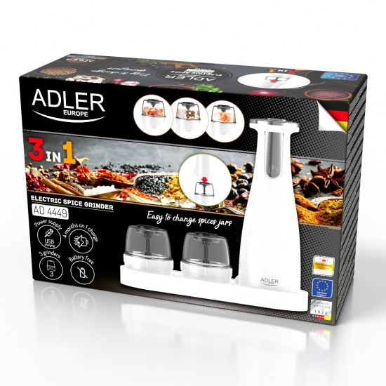 Adler AD 4449 White Електрическа мелничка