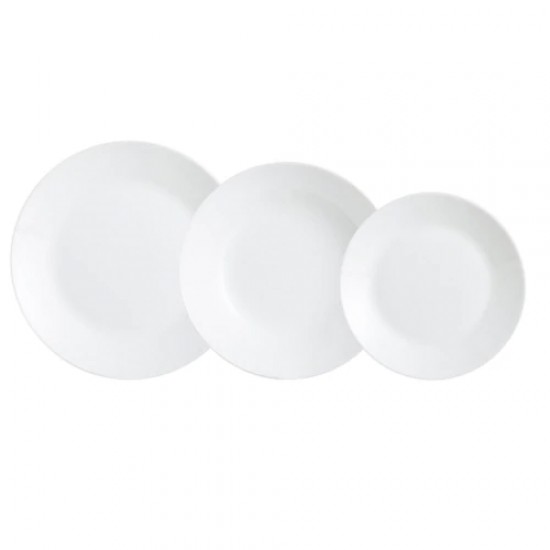 Arcopal Zelie White 18 части Сервиз за хранене