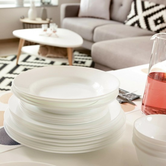 Arcopal Zelie White 18 части Сервиз за хранене