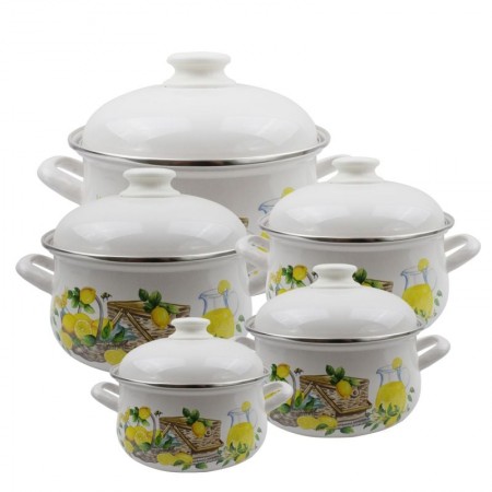 Tutku Bonera Academia Enamel Тенджери комплект