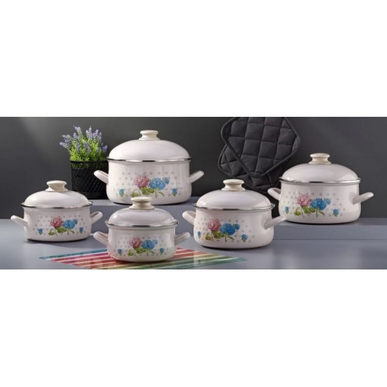 Tutku Bonera Academia Enamel Тенджери комплект
