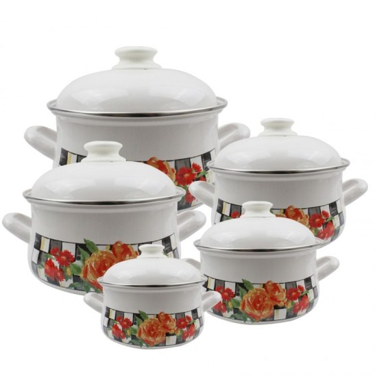 Tutku Bonera Academia Enamel Тенджери комплект