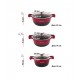 Royalty Line RL-BS1010M TD28 Red & Black Тенджера