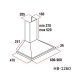 Hausberg HB 1260 Inox Пирамидален аспиратор