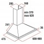 Hausberg HB 1260 NG Black Пирамидален аспиратор Hausberg HB 1260 NG Black Пирамидален аспиратор